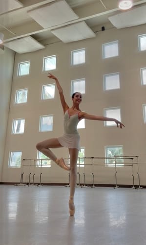 Customer photo review of Ballet Tights Convertible - Pink