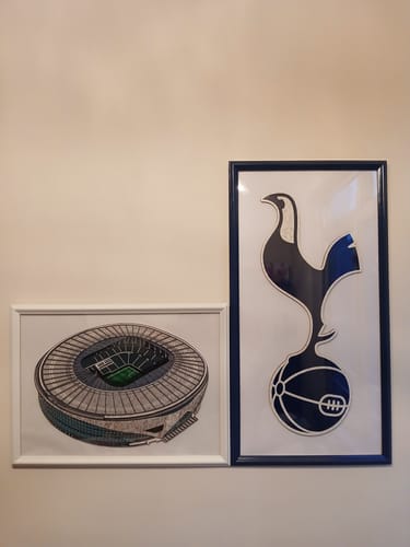 Customer photo review of 2 PACK Tottenham Hotspur FC® Logo + Stadium