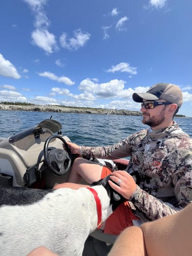 Customer photo review of Men's UPF 50+ Long Sleeve Hunting Hoodie with Mask FS06M