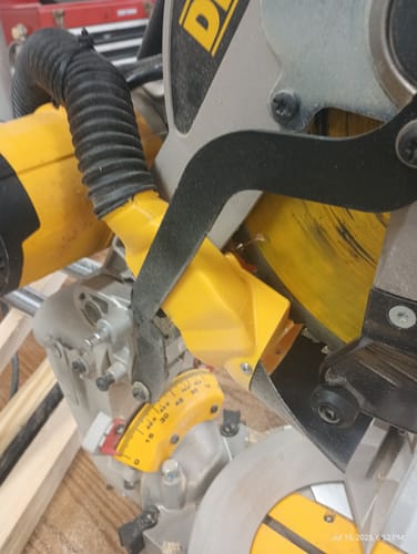 Customer photo review of Replacement Parts: Dewalt DWS779/780 Dust Collection