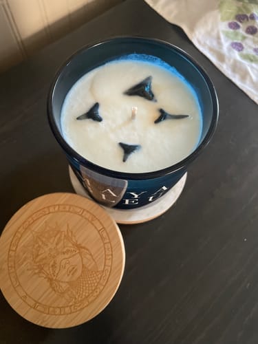 Customer photo review of The Original Shark Tooth Candle