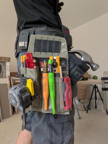 Customer photo review of DiamondBack Toolbelts | Mazo pouch