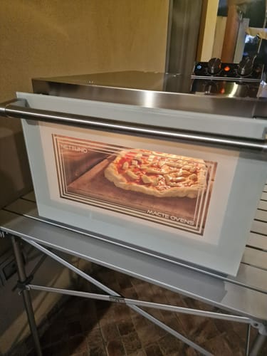 Customer photo review of Macte Ovens Nettuno | Forno elettrico per pizza e pane