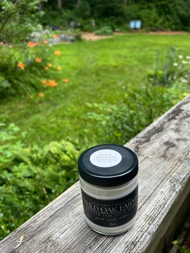 Customer photo review of Sage & Lemongrass Citronella Infused Goat Milk Body Butter