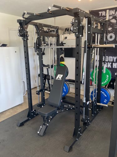 Customer photo review of RitFit BUFFALO Smith Machine Home Gym Package with Lat Pull Down and Cable Crossover