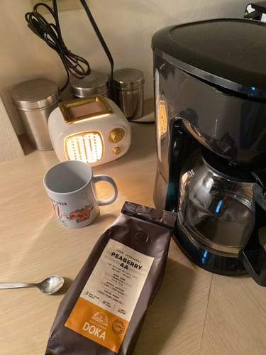 Customer photo review of Café Hacienda Doka Peaberry AA