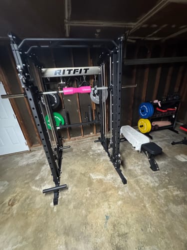 Customer photo review of RitFit M1 PRO Smith Machine Home Gym Package Comprehensive All-In-One Workout System