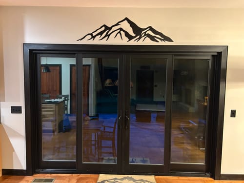 Customer photo review of Rocky Mountains - Metal Wall Art