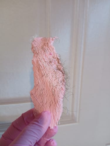 Customer photo review of Plumeria Hard Wax 1kg