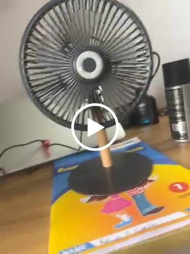Customer video review of LIT v2 | All Day Wireless™ Rechargeable Table Fan with Mood Light