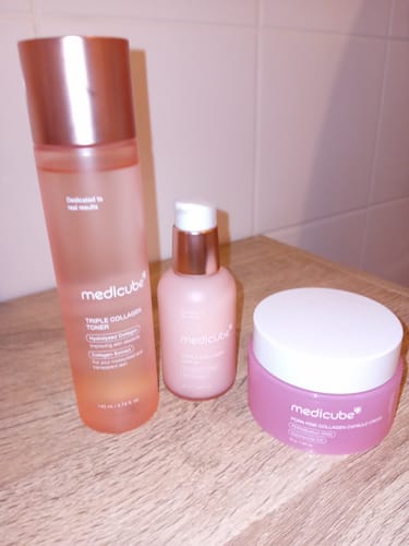 Customer photo review of Medicube - Toner triple au collagène 4.0 - 140ml