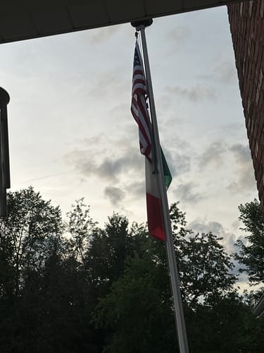 Customer photo review of Ultra Heavy Duty American Flag - 2-ply Polyester - Made In USA