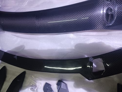 Customer photo review of Corvette C8 Z06 Conversion Rear High Wing