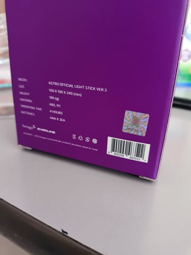 Customer photo review of ASTRO - OFFICIAL LIGHT STICK VER.3
