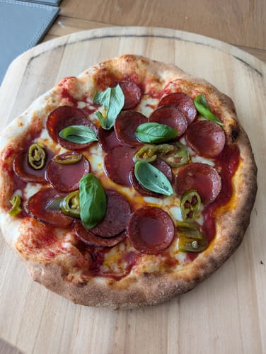 Customer photo review of Sourdough Pizza Bases