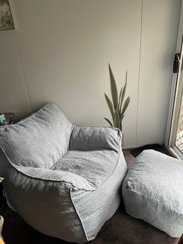 Customer photo review of DODO LOUNGE CHAIR - BOUCLE