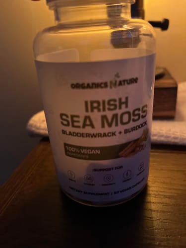 Customer photo review of Organic Irish Sea Moss With Bladderwrack and Burdock Root - 45 Servings