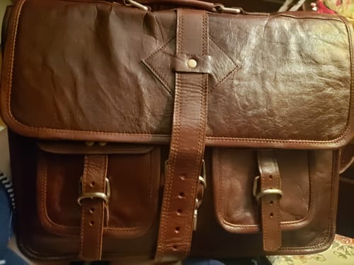 Customer photo review of The Retro II Office Briefcase