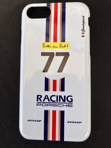 Kundenbewertung mit Foto zu 956K #2 Bellof Rekordrunde Nordschleife 1983 Livery - Individuelle Premium Hülle für iPhone