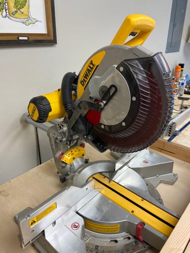 Customer photo review of DeWalt DWS779/780 Sliding Miter Saw Dust Collection