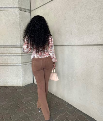Customer photo review of Water-Inspired Deep Wave Wig 13x4 HD Lace Front with Voluminous 180% Density