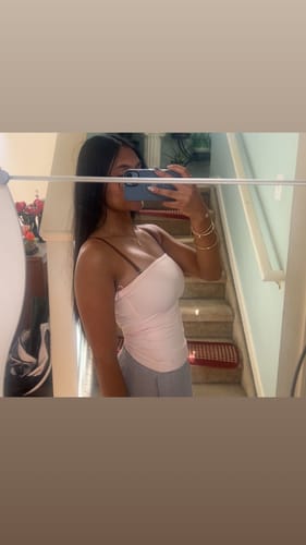 Customer photo review of Bamboo Alaïa tube top (bunny)