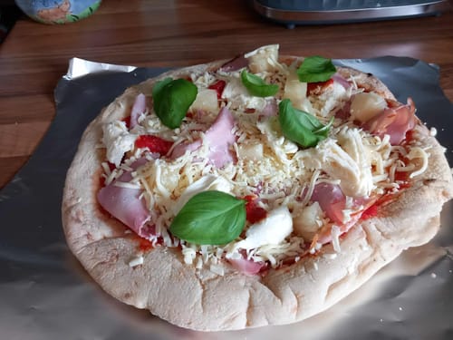 Customer photo review of Sourdough Pizza Bases