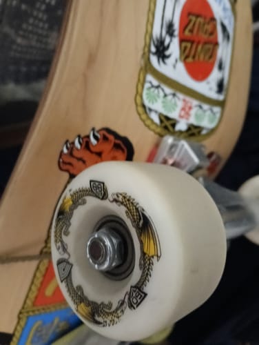 Customer photo review of Powell Peralta Dragon Formula Skateboard Wheels 88A 60mm