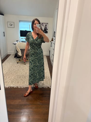 Customer photo review of Von Ruche Dress - Light Printed Jersey :: Kaleidoscope Print