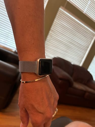 Customer photo review of WatchBand Steel Mesh