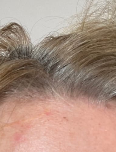 Customer photo review of Instant Dye Shampoo