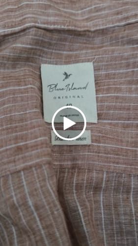 Customer video review of Teak Brown Line Stripes -Full-Bamboo Linen