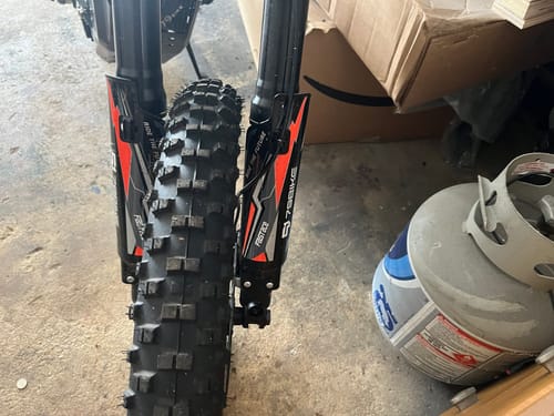 Customer photo review of Falcon Pro Racing Chain Guard Cover