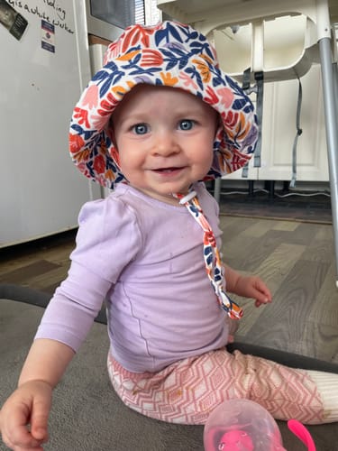 Customer photo review of Amy baby cotton hat