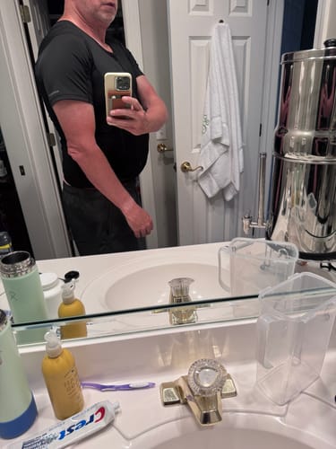 Customer photo review of Posture Shirt For Men - Zipper