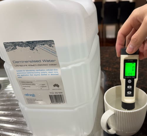 Customer photo review of Evolved H2O™ Advanced Hydrogen: Pro Bottle