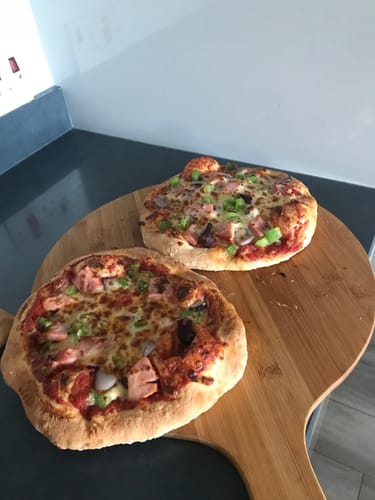 Customer photo review of Sourdough Pizza Bases