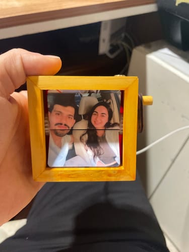 Customer photo review of Işıklı Özel Fotoğraf Kutusu (Kişiye Özel Üretim)