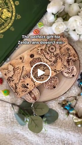 Customer video review of THE HYRULE MAP 2.0