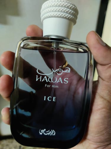 Customer photo review of Rasasi Hawas Ice Eau De Parfum For Men (2023 New Release)