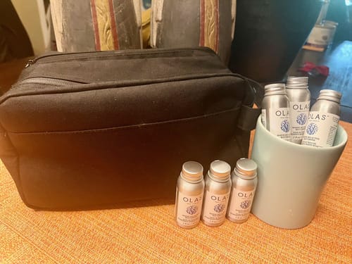 Customer photo review of OLAS Mouthrinse - 30 mL - 5-Pack Aluminum Bottles