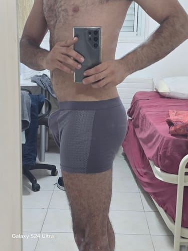 Customer photo review of הבוקסר מבד במבוק מנדף זיעה של DrawnBody