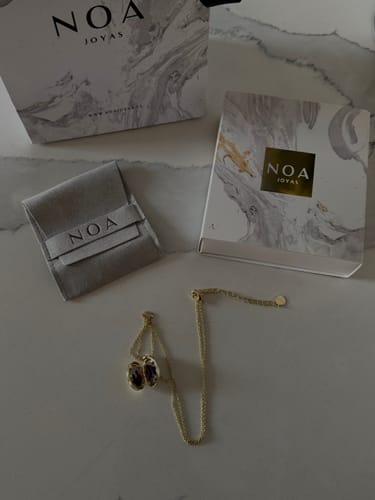 Customer photo review of COLLAR RELICARIO LIORA ORO/ PLATA 925