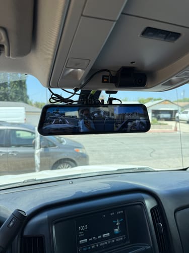 Customer photo review of G900 TriPro 4K+2.5K+1080P 3 Channel Cabin Monitor Mirror Dash Cam with Exclusive 30-Month Warranty