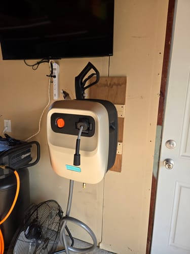 Customer photo review of Grandfalls Retractable Pressure Washer G20