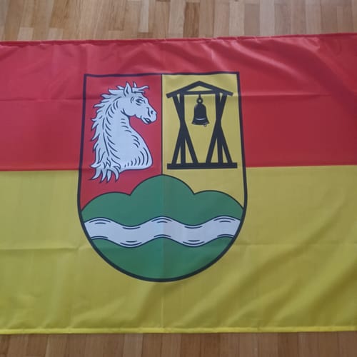 Customer photo review of Fahne inkl. Druck