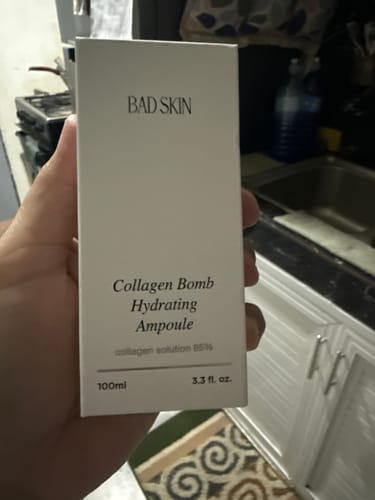 Customer photo review of Bad Skin™ Korean Collagen Bomb Hydrating Ampoule