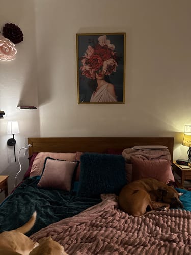 Customer photo review of Rose Veil Print