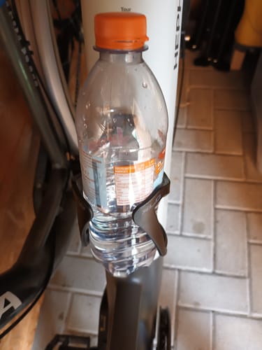 Customer photo review of XLC Flexmount Bottle Cage BC-S07 - 3 mounting angles, incl. 2 bolts