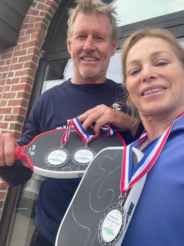 Customer photo review of The Filth 16mm Pickleball Paddle- White on White